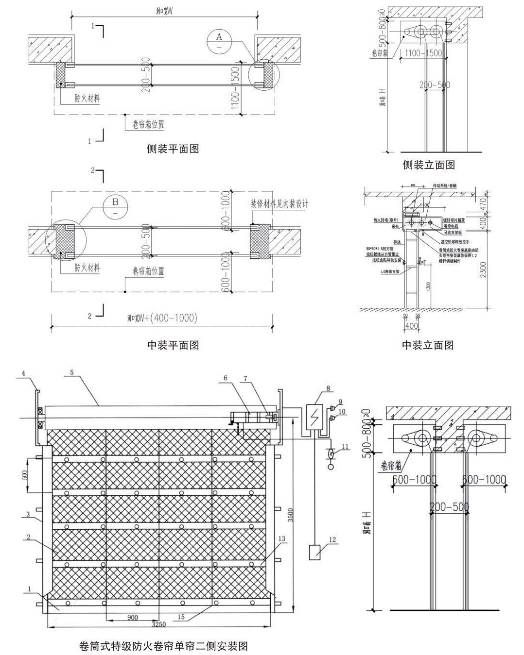 防火卷帘门补充图片